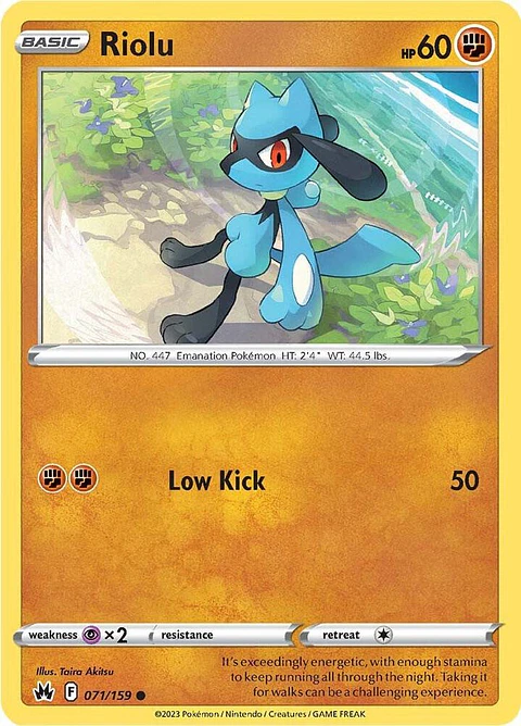 Riolu - 071/159 - Common - CRZ