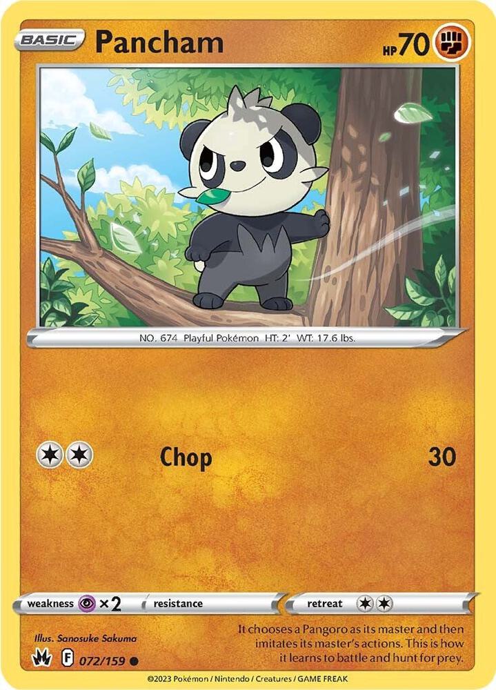 Pancham - 072/159 - Common - CRZ 1