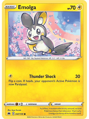 Emolga - 047/159 - Common - CRZ
