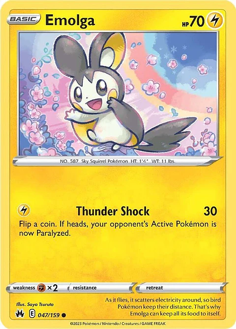 Emolga - 047/159 - Common - CRZ
