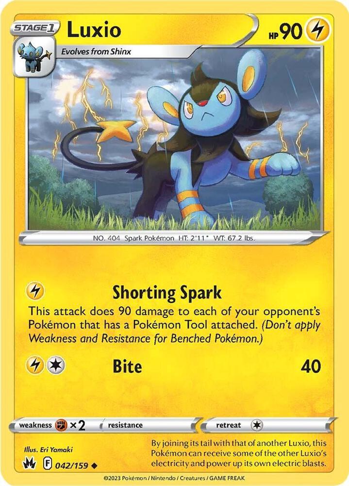 luxio - 042/159 - Uncommon - CRZ 1