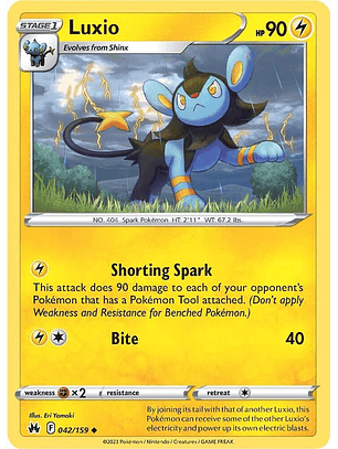 luxio - 042/159 - Uncommon - CRZ