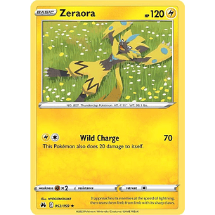 zeraora - 052/159 - Rare - CRZ
