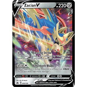 Zacian v - 095/159 - Rare - CRZ