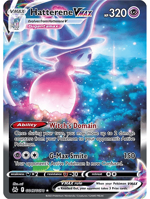 Hatterene VMAX - GG47/GG70 - ultra Rare - CRZ 