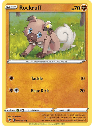 Rockruff - 094/185 - Common - VVT