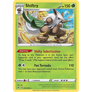 Shiftry - 012/185 - Rare - VVT