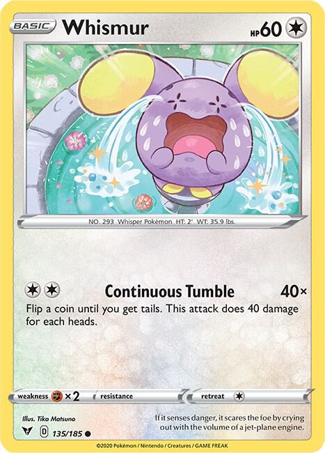 Whismur - 135/185 - Common - VVT 1