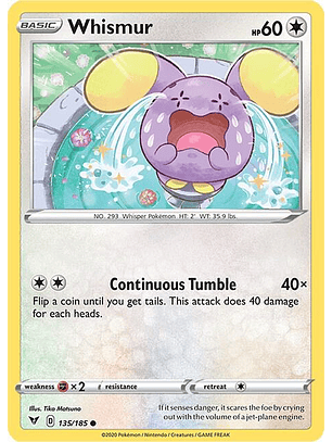 Whismur - 135/185 - Common - VVT
