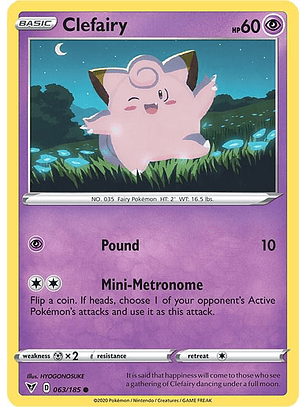 Clefairy - 063/185 - Common - VVT