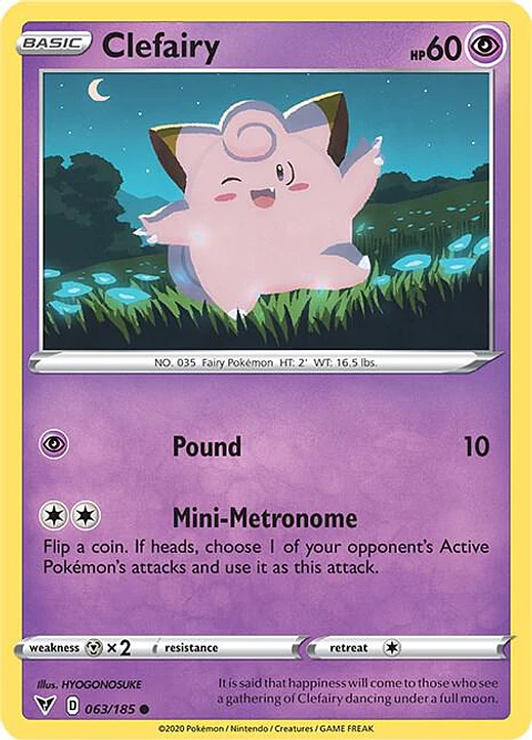 Clefairy - 063/185 - Common - VVT