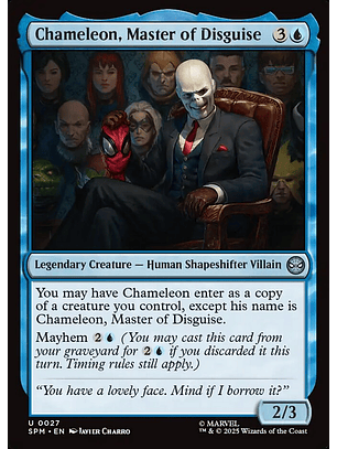 Chameleon, Master of Disguise - SPM - U 