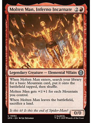 Molten Man, Inferno Incarnate - SPM - U 