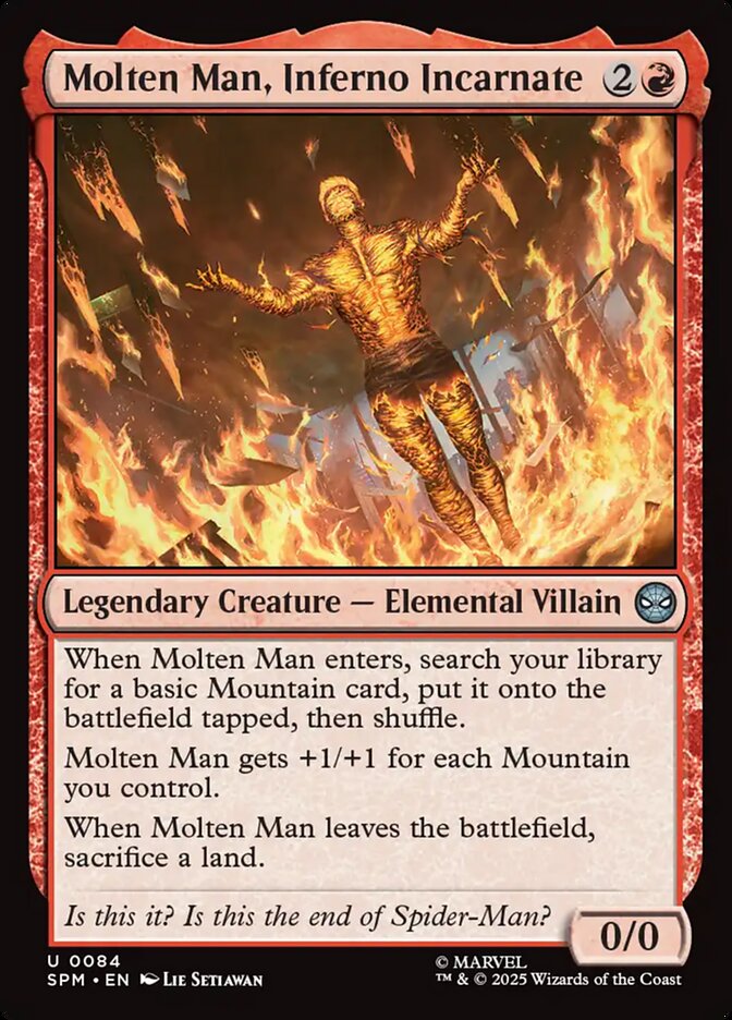 Molten Man, Inferno Incarnate - SPM - U  1