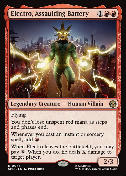 Electro, Assaulting Battery - SPM - R 