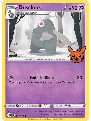 Dusclops - 061/172 - Uncommon - BRS