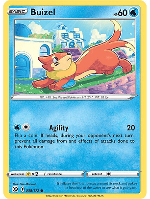 Buizel Buizel - 038/172 - Common - BRS