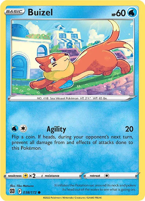 Buizel Buizel - 038/172 - Common - BRS