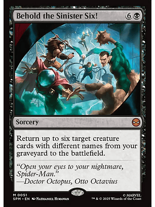 Behold the Sinister Six! - SPM - M