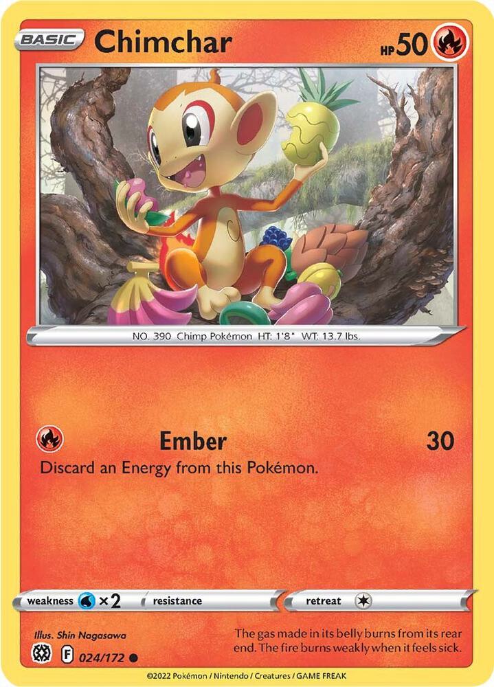 Chimchar - 024/172 - Common - BRS 1