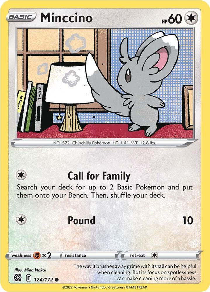 Minccino - 124/172 - Common - BRS 1