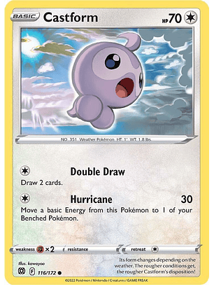 Castform - 116/172 - Common - BRS