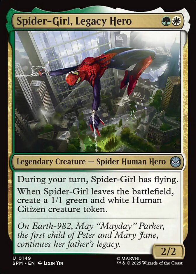Spider-Girl, Legacy Hero - SPM - U  1