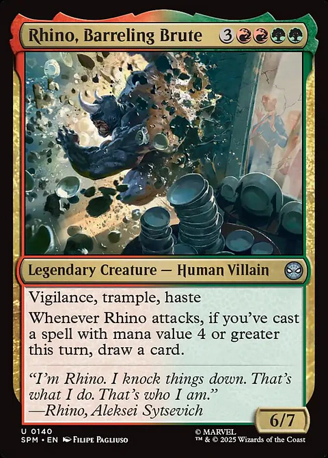 Rhino, Barreling Brute - SPM - U 