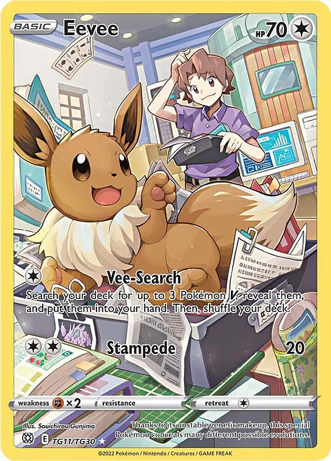 Eevee - TG11/TG30 - Ultra Rare - BRS