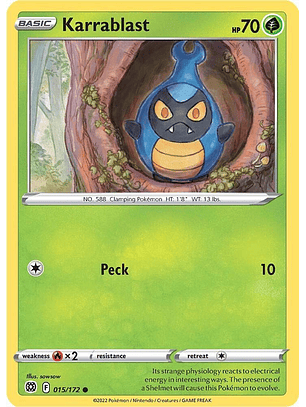 Karrablast - 015/172 - Common - BRS