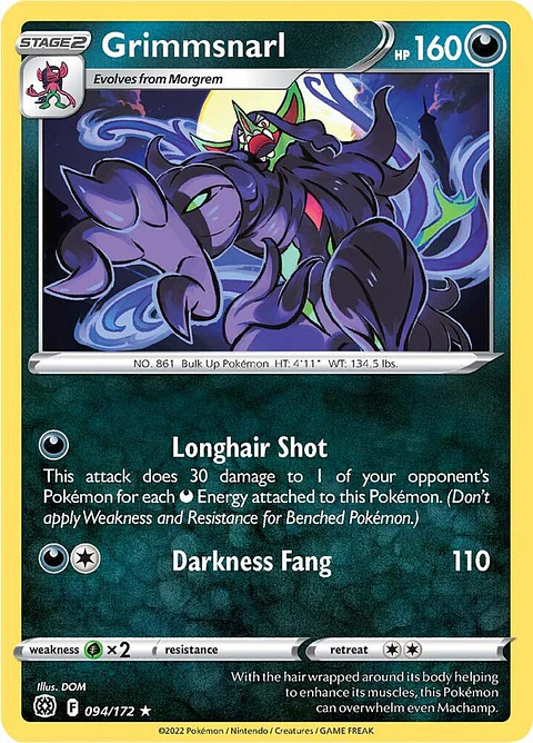 Grimmsnarl - 094/172 - Rare - BRS