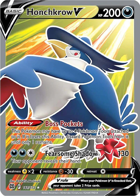Honchkrow V - 161/172 - Ultra Rare - BRS