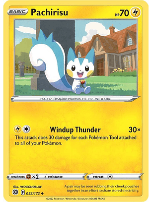 Pachirisu - 052/172 - Uncommon - BRS