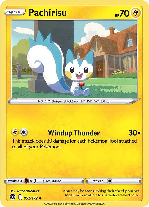 Pachirisu - 052/172 - Uncommon - BRS