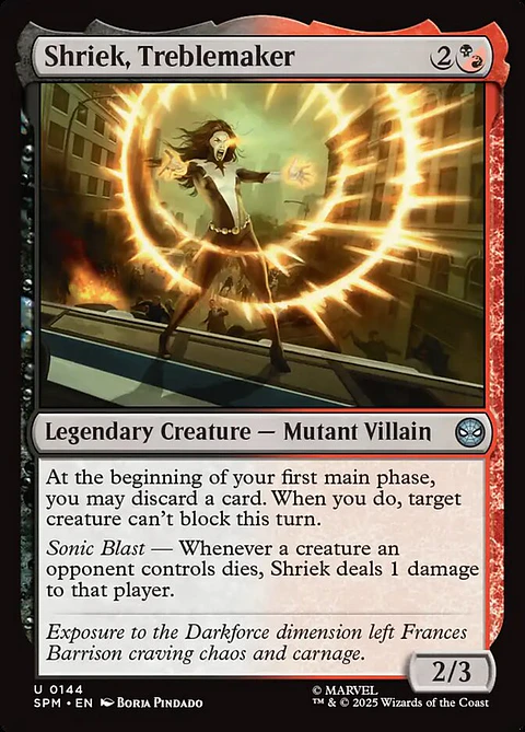 Shriek, Treblemaker - SPM - U 