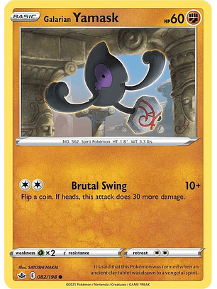 Galarian Yamask  - 082/198 - Common - CRE