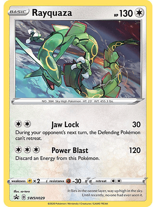 Rayquaza - SWSH029 - Promo