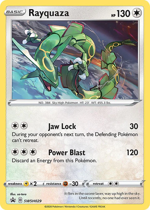Rayquaza - SWSH029 - Promo