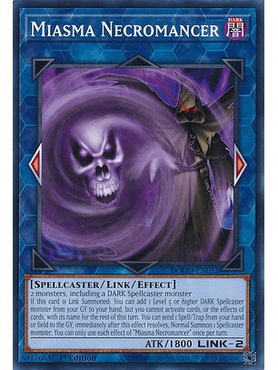 Miasma Necromancer - DOOD-EN052 - Common 