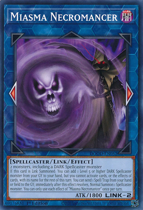 Miasma Necromancer - DOOD-EN052 - Common 