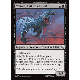 Venom, Evil Unleashed - SPM - C