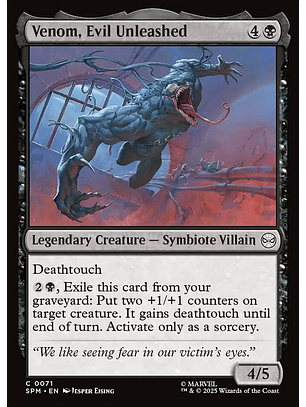 Venom, Evil Unleashed - SPM - C