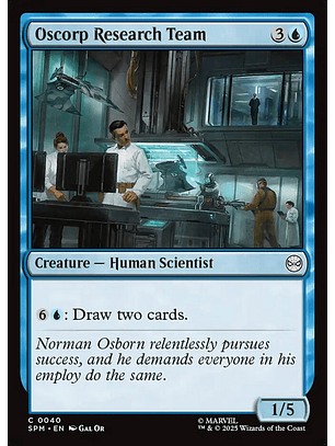 Oscorp Research Team - SPM - C