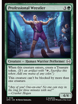 Professional Wrestler - SPM - C