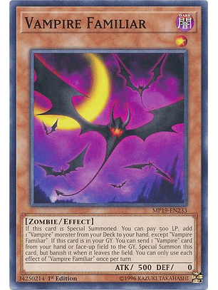 Vampire Familiar - MP19-EN233 - Common