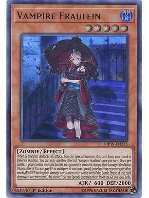 Vampire Fraulein - MP19-EN235 - Ultra Rare 