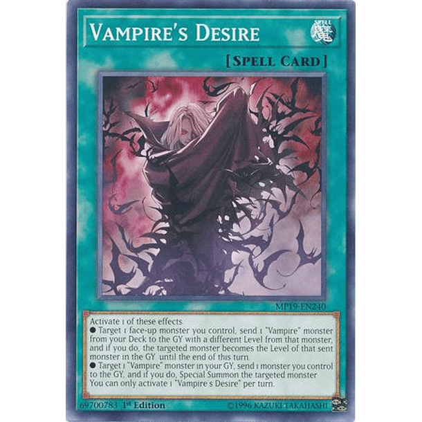 Vampire's Desire - MP19-EN240 - Common