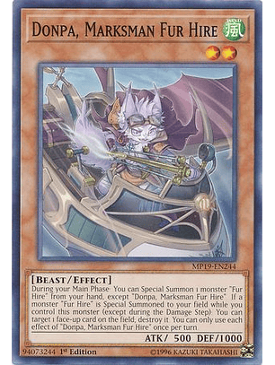 Donpa, Marksman Fur Hire - MP19-EN244 - Common