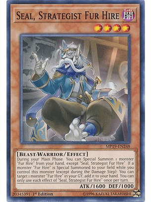 Seal, Strategist Fur Hire - MP19-EN248 - Common 