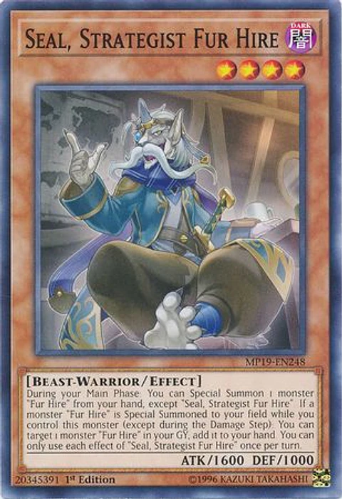 Seal, Strategist Fur Hire - MP19-EN248 - Common 